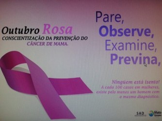 SAD adere ao Outubro Rosa