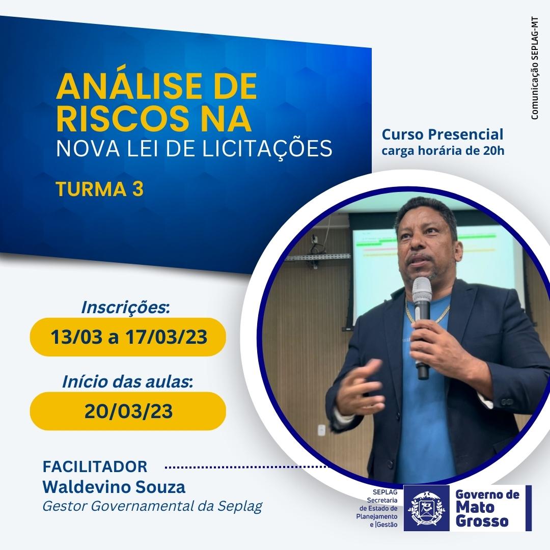 Escola de Governo abre inscrições para o curso Análise de Riscos na Nova Lei de Licitações