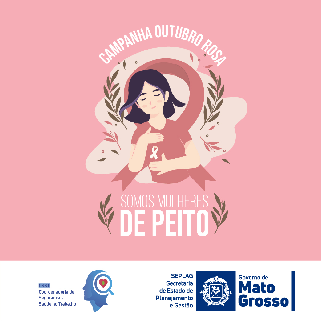 Seplag lança campanha Somos Mulheres de Peito para alertar sobre a prevenção do câncer de mama