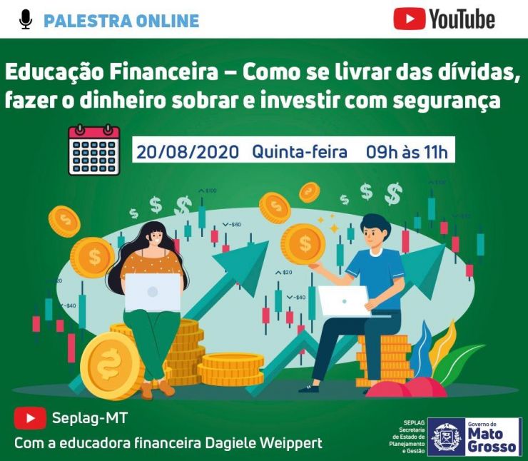 Seplag promove palestra online sobre educação financeira