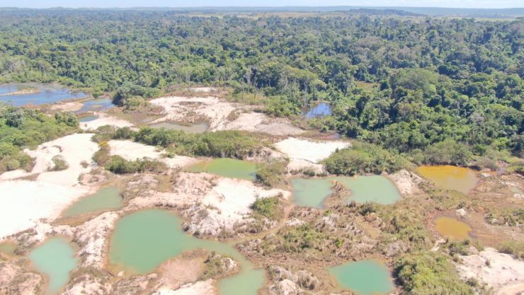 Garimpo ilegal entre as regiões de Carlinda e Alta Floresta é multado pela Sema