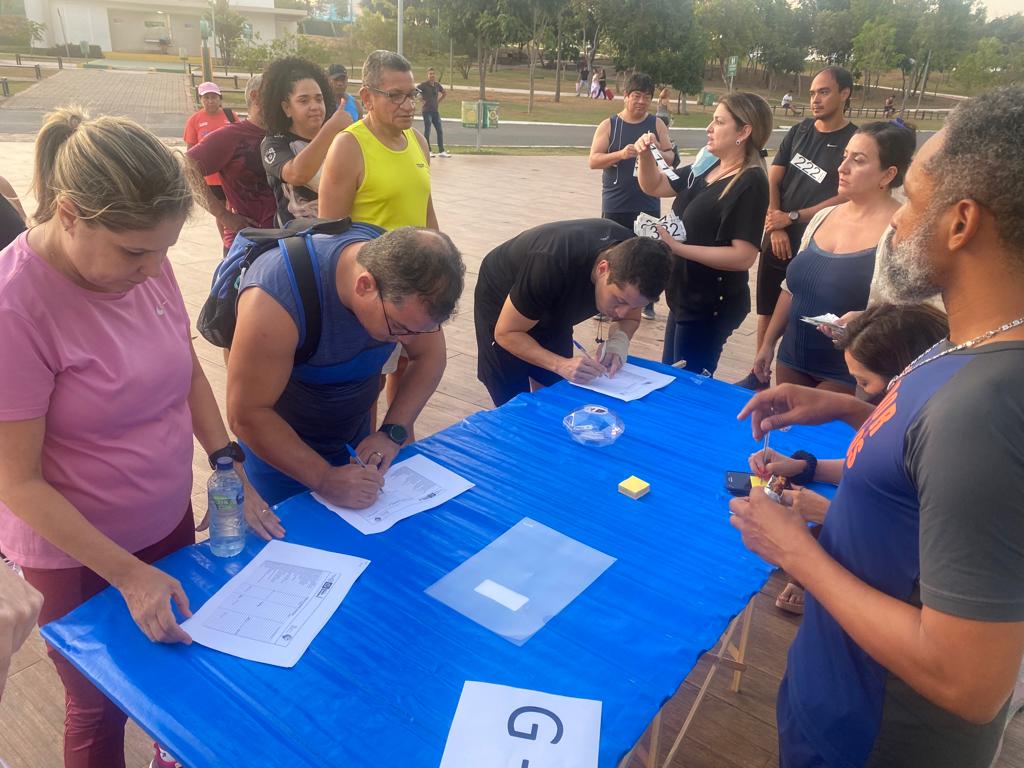 Seplag promove atividades físicas para servidores do Estado em evento de combate ao tabagismo