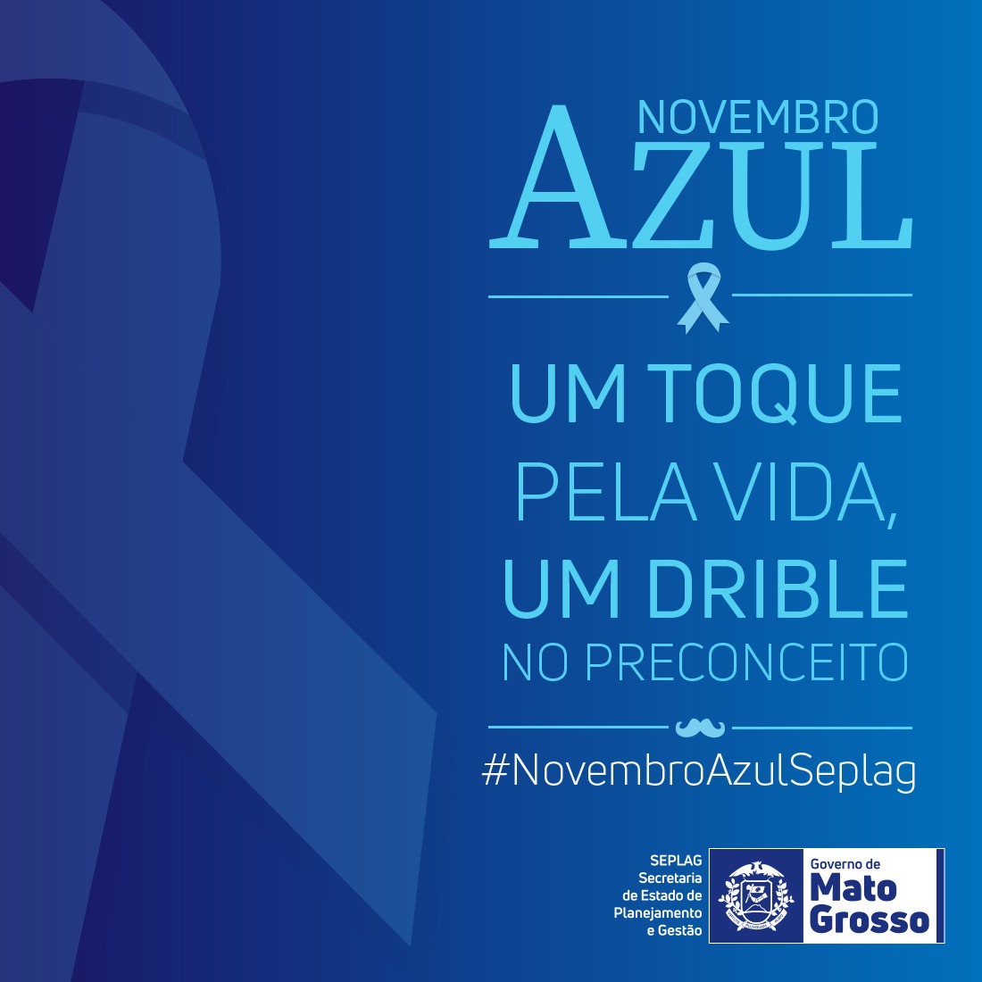 Campanha da Seplag alerta para os cuidados com a saúde do homem