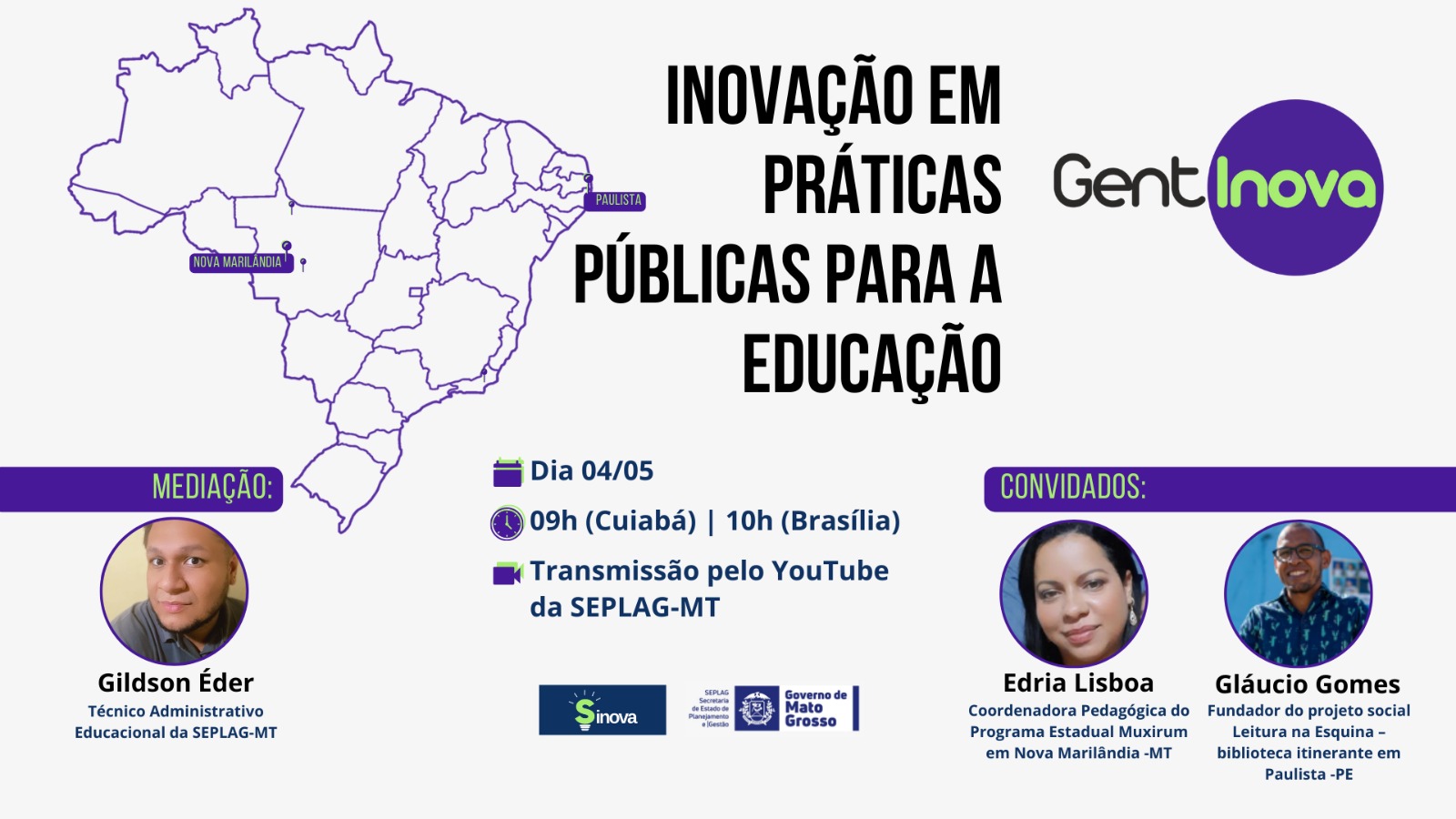 Seplag realiza live sobre inovação em práticas públicas na educação