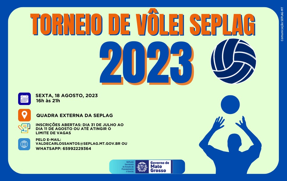 Seplag abre inscrições para torneio de vôlei