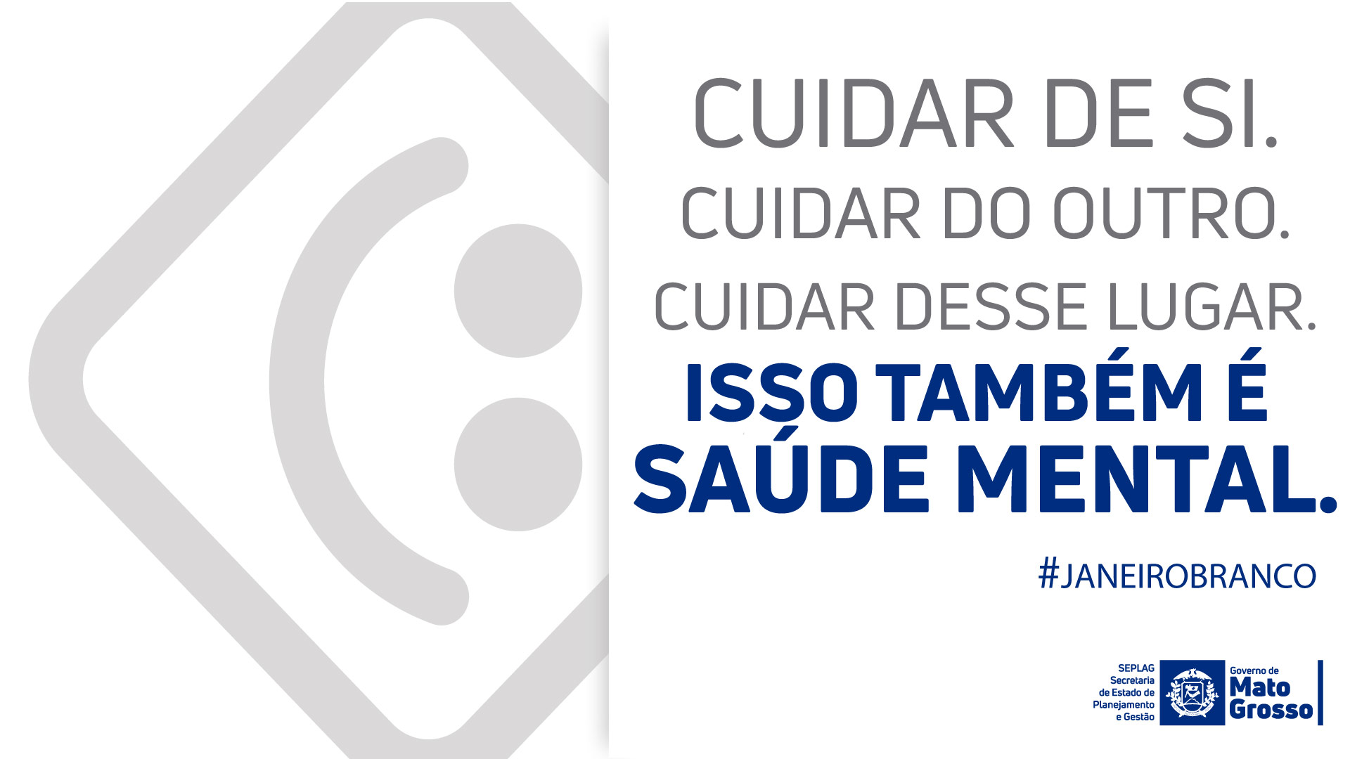 Campanha da Seplag alerta para os cuidados da saúde mental e emocional na pandemia