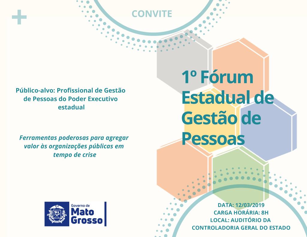 Seplag promove 1° Fórum Estadual de Gestão de Pessoas