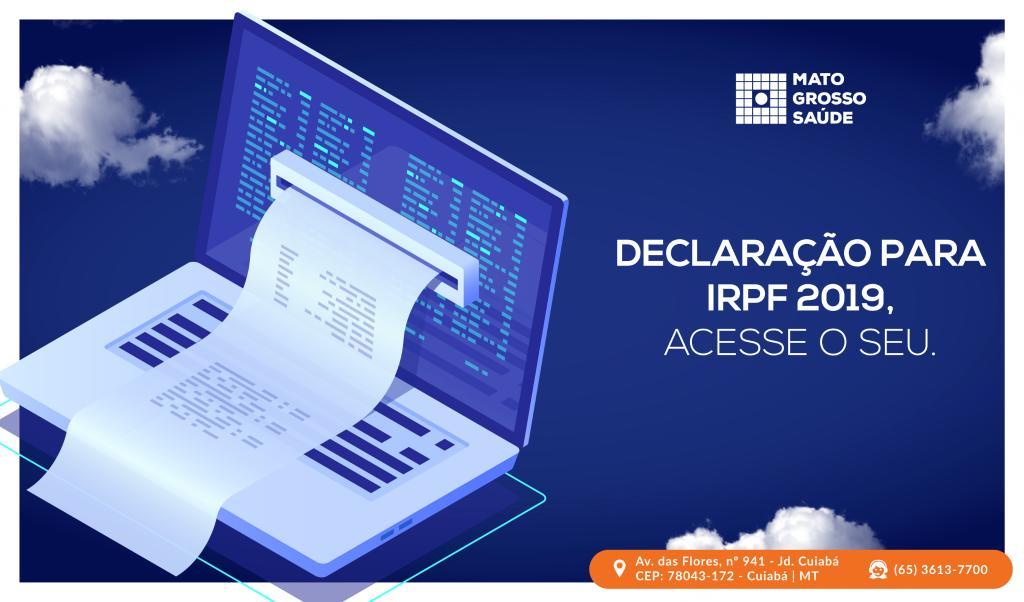 Mato Grosso Saúde libera informes para Imposto de Renda